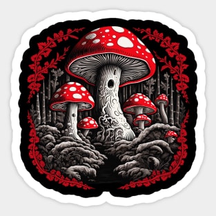 Amanita Muscaria Mushroom Sticker